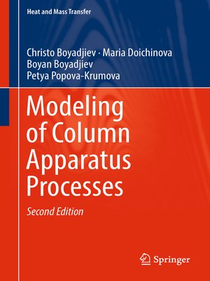 cover image of Modeling of Column Apparatus Processes
